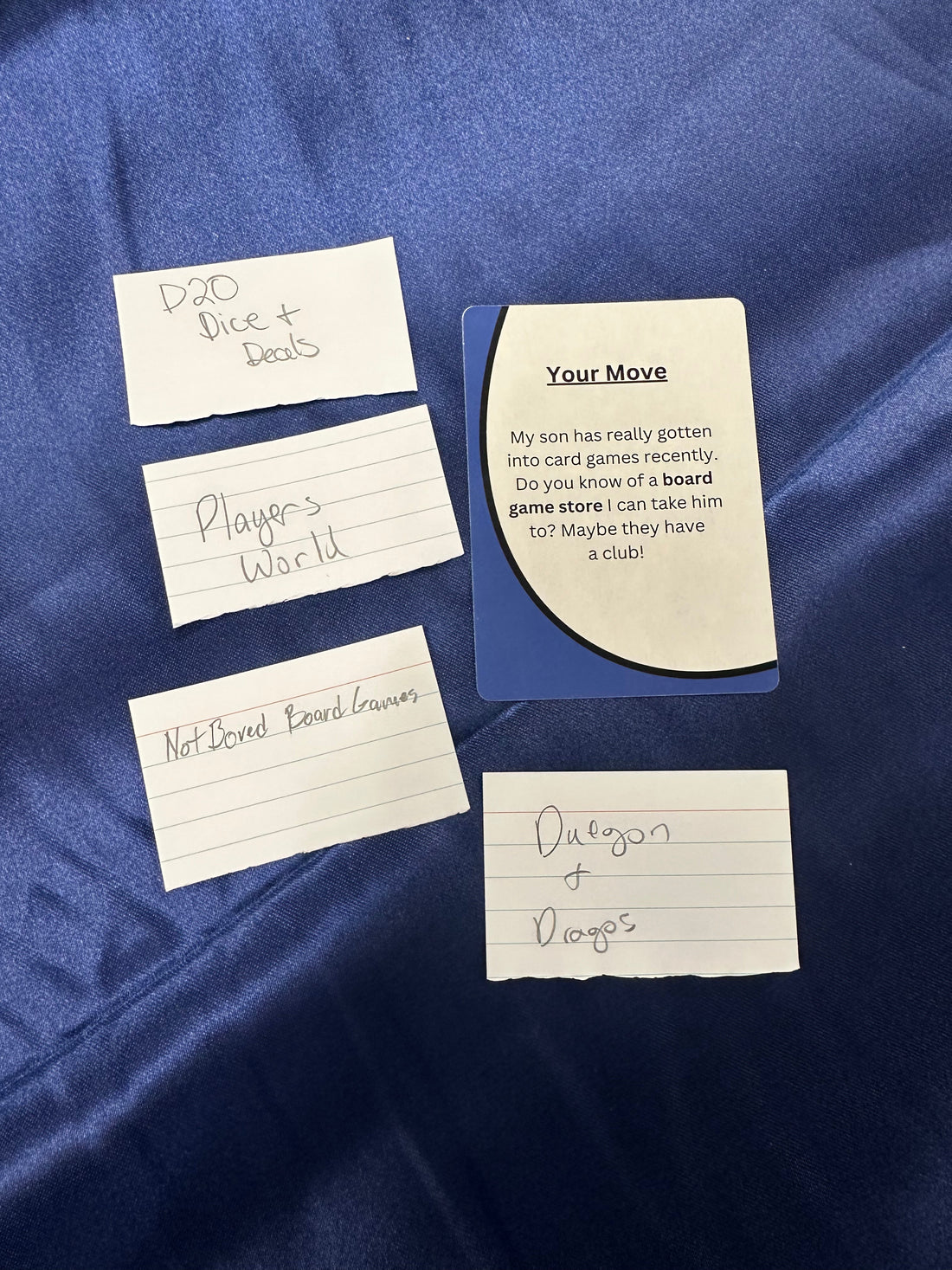 What should I call a board game store?